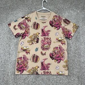 SpongeBob SquarePants Shirt Men's Size Large AOP Patrick Star Graphic Tee Oh Boy